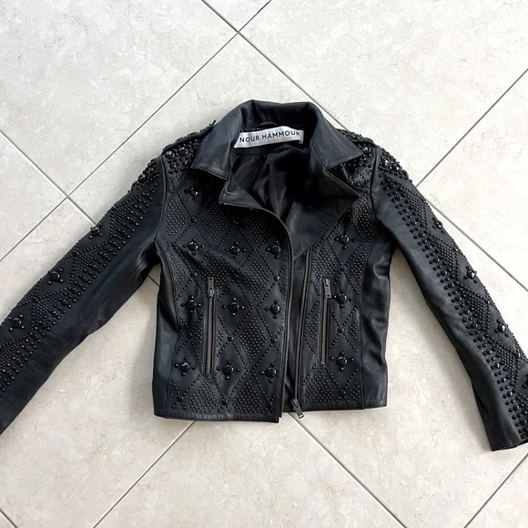 NOUR HAMMOUR Saturday leather jacket - Leather Jackets